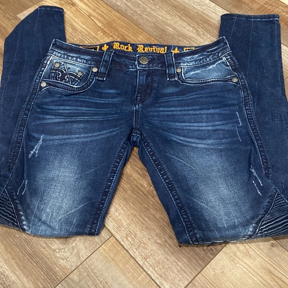 Rock Revival Skinny Motto Jeans - Picture 4 of 4